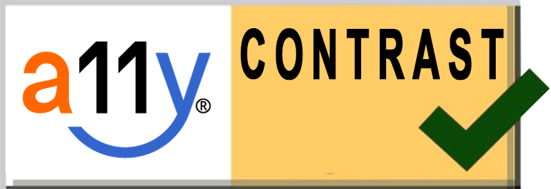 Selo A11y Constraste, Conformidade com contraste de cor
