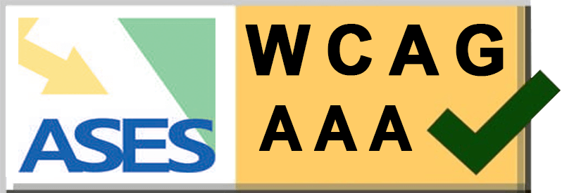 Selo ASES WCAG AAA, Avaliador de Acessibilidade Nível Triplo-A ASES Web